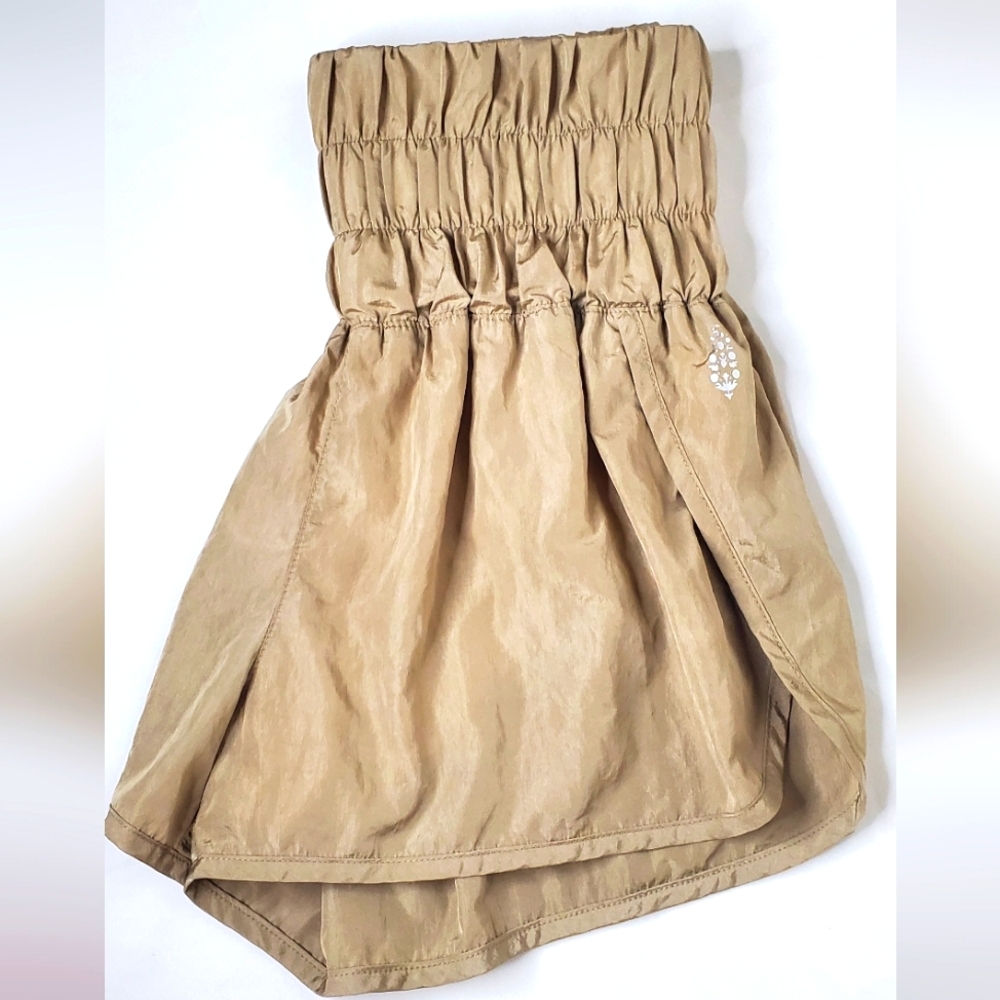 Free People- S - Shorts Fp Movement"The Way Home"High Ruse Waistband Casual Fit